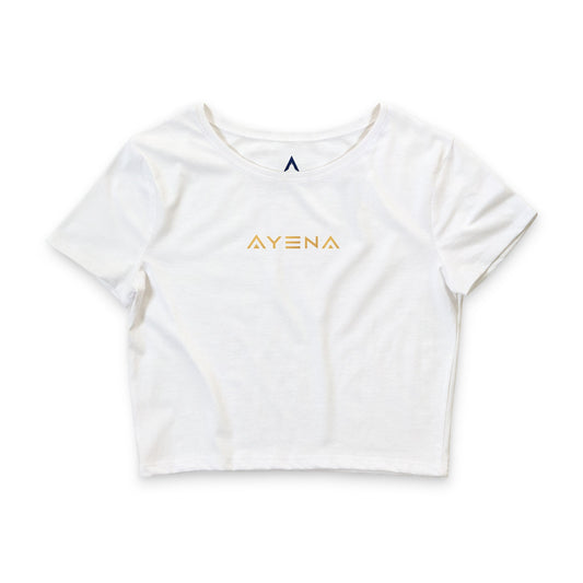 AYENA "RAW" Crop Tee