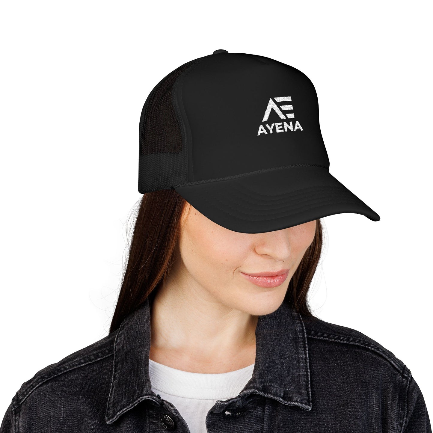 Gorra de camionero de espuma Ayena — Gorra de malla con logotipo retro