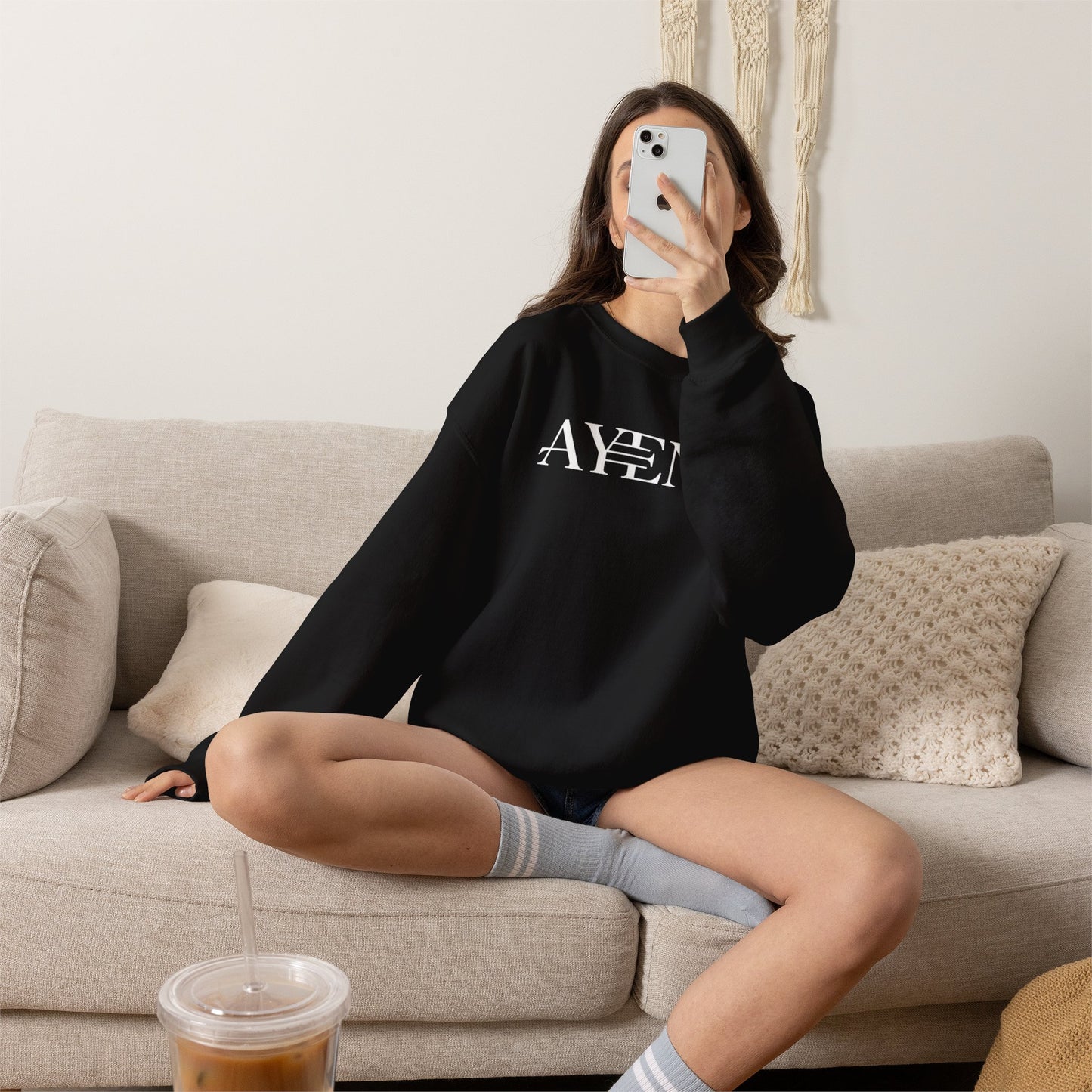 AYENA "Element" Crewneck Sweatshirt