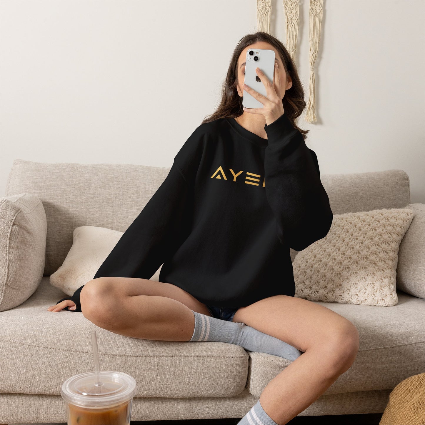 AYENA "Element" Crewneck Sweatshirt
