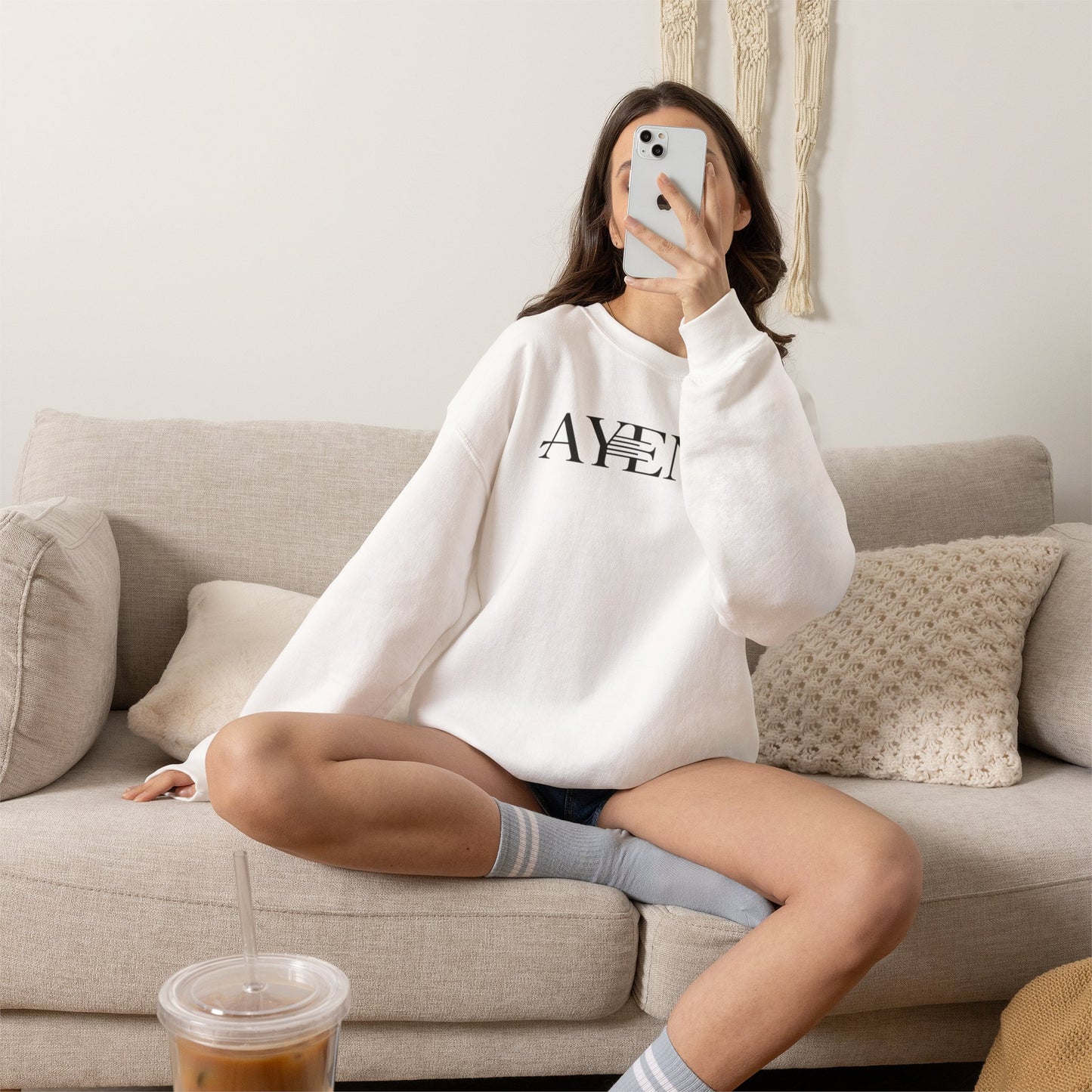 AYENA "Element" Crewneck Sweatshirt